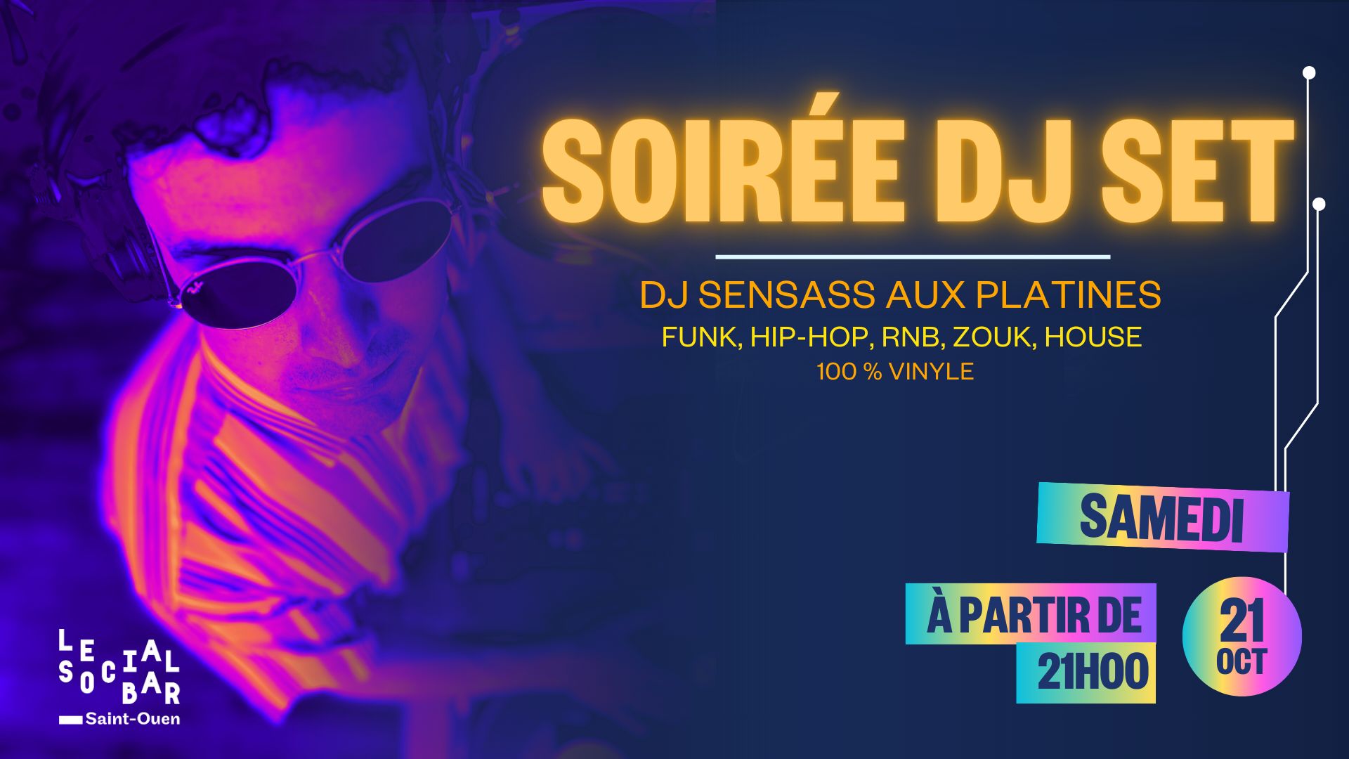 🎧 SOIRÉE DJ SET : DJ SENSASS AUX PLATINES 🎉