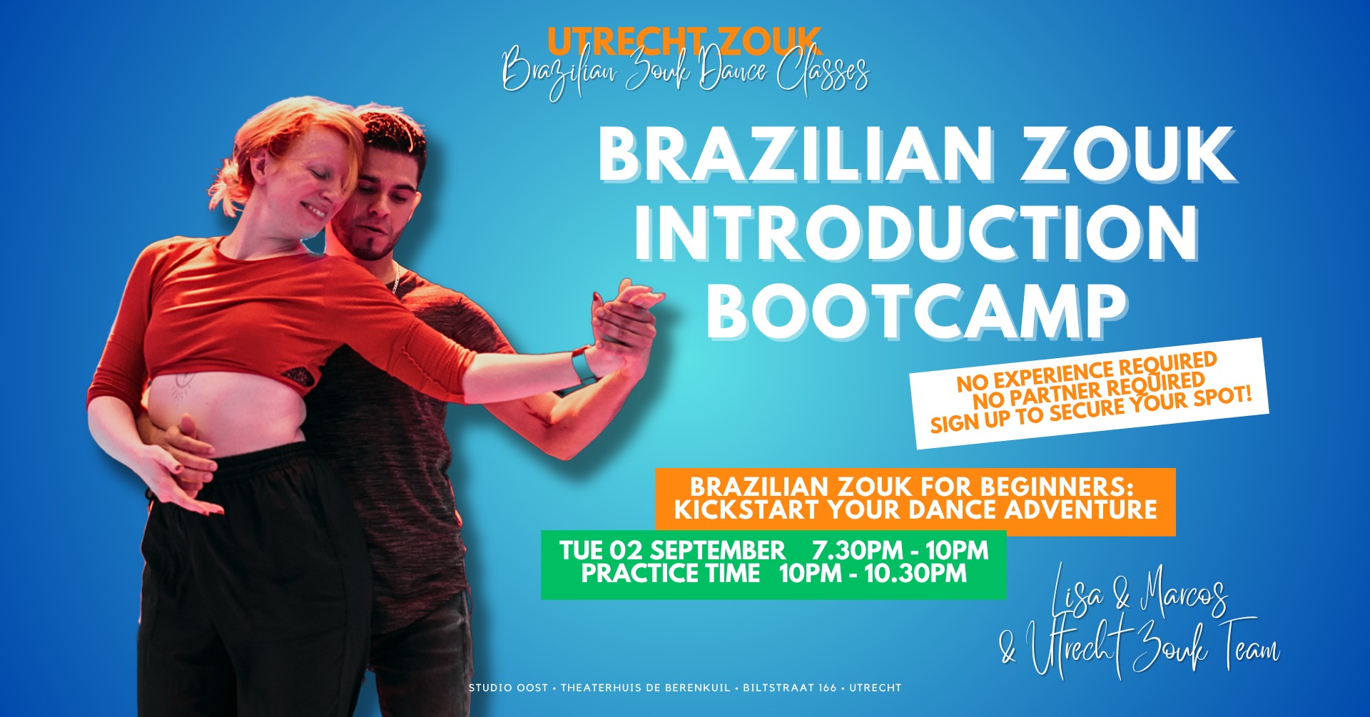 Brazilian Zouk Beginners Bootcamp @ Utrecht Zouk