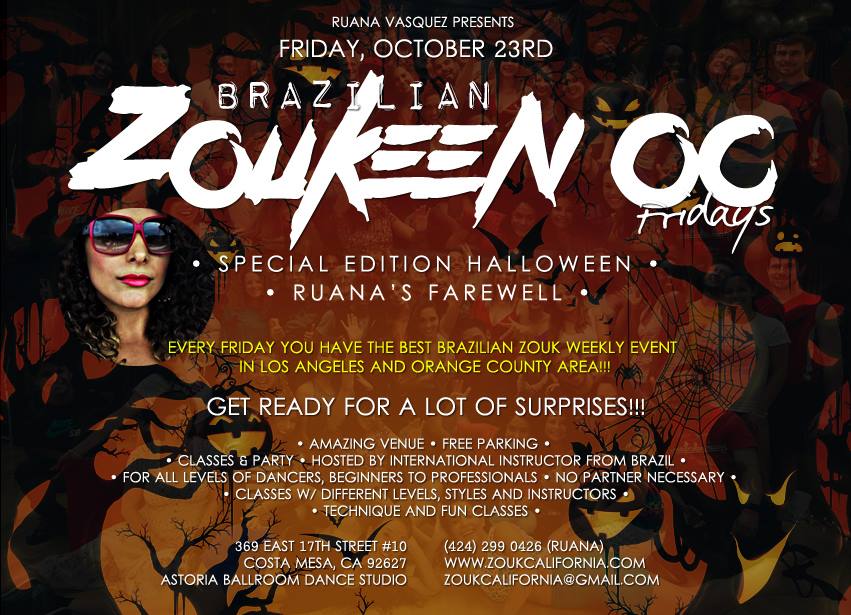 Zoukeen OC ★ Halloween Party ★ Ruana's Farewell ★ October, 23rd