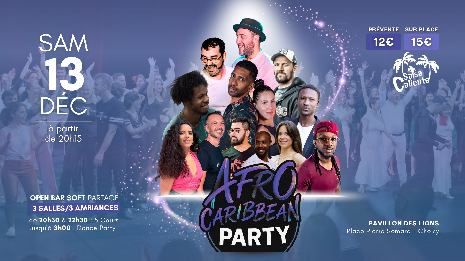 AFRO CARIBBEAN PARTY SAMEDI 13 DECEMBRE 🕺🏻✨