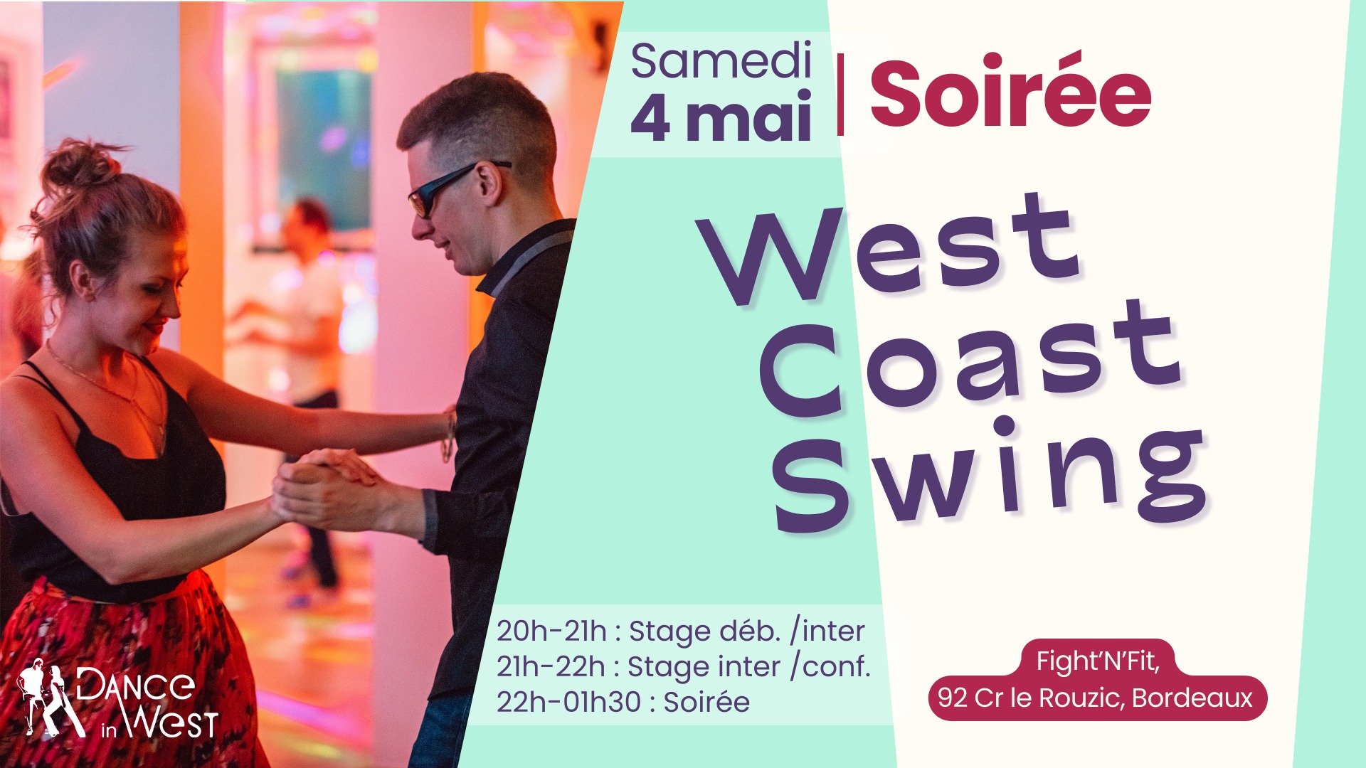 Soirée 100% West Coast Swing - Bordeaux