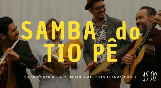 SAMBA Do TIO PÊ in the Cafe Con Letras 15.02