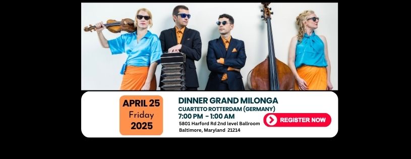 DINNER GRAND MILONGA - Inner Space Tango, 3rd Ed.