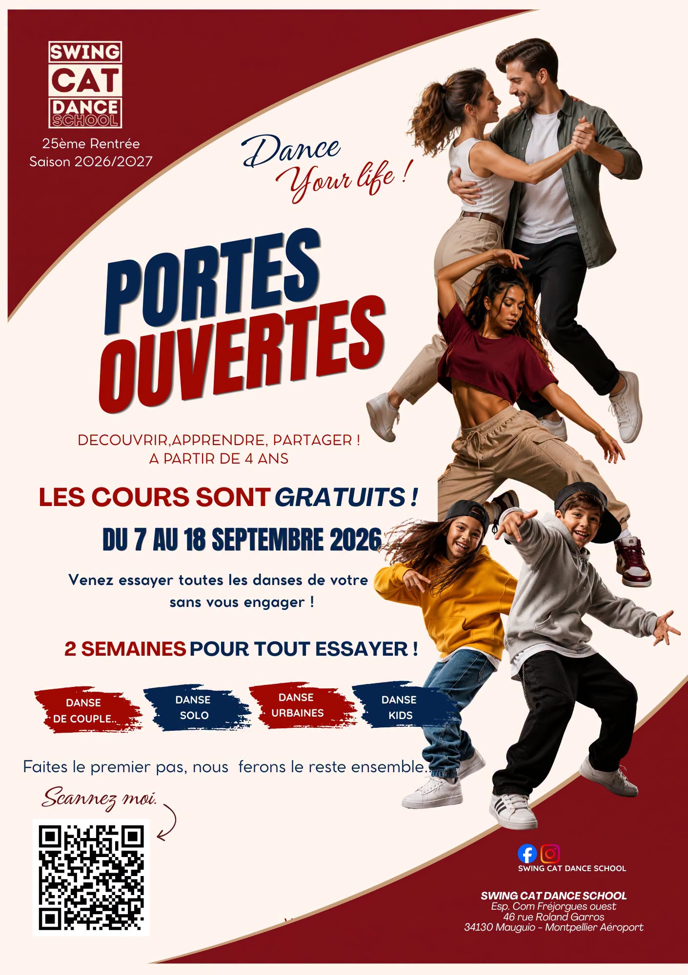 La Rentrée Swing Cat - Cours de Danses Gratuits