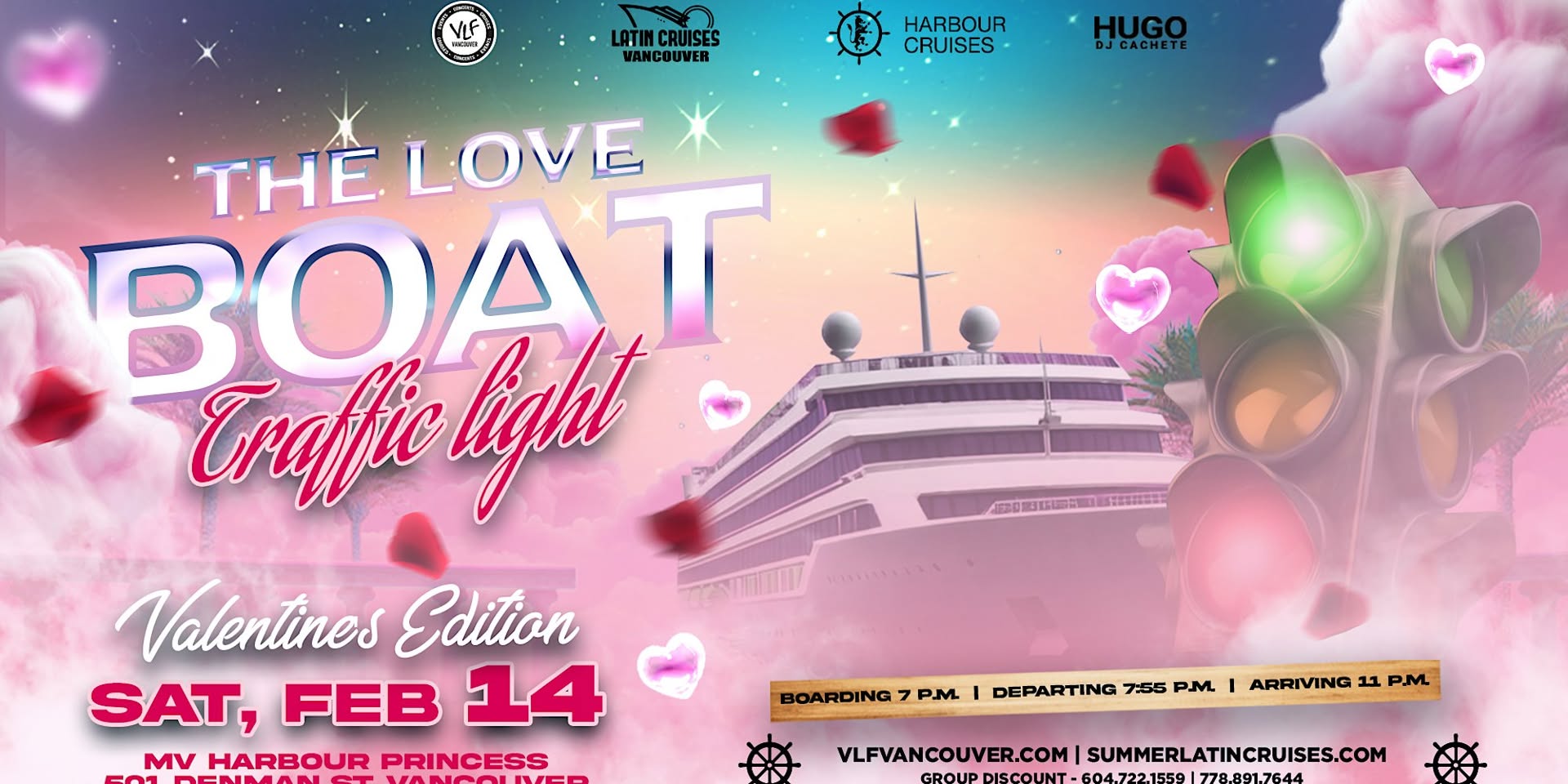 VANCOUVER’S VALENTINE’S BOAT CRUISE