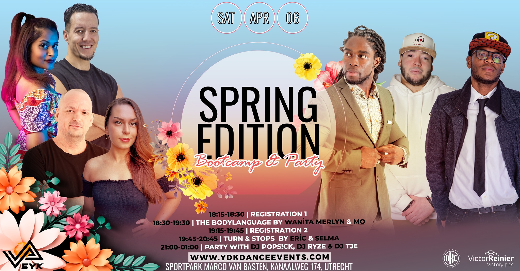 Spring Edition Bootcamp by: Wanita Merlyn & Mo Eric & Selma Party with 3 top Dj's