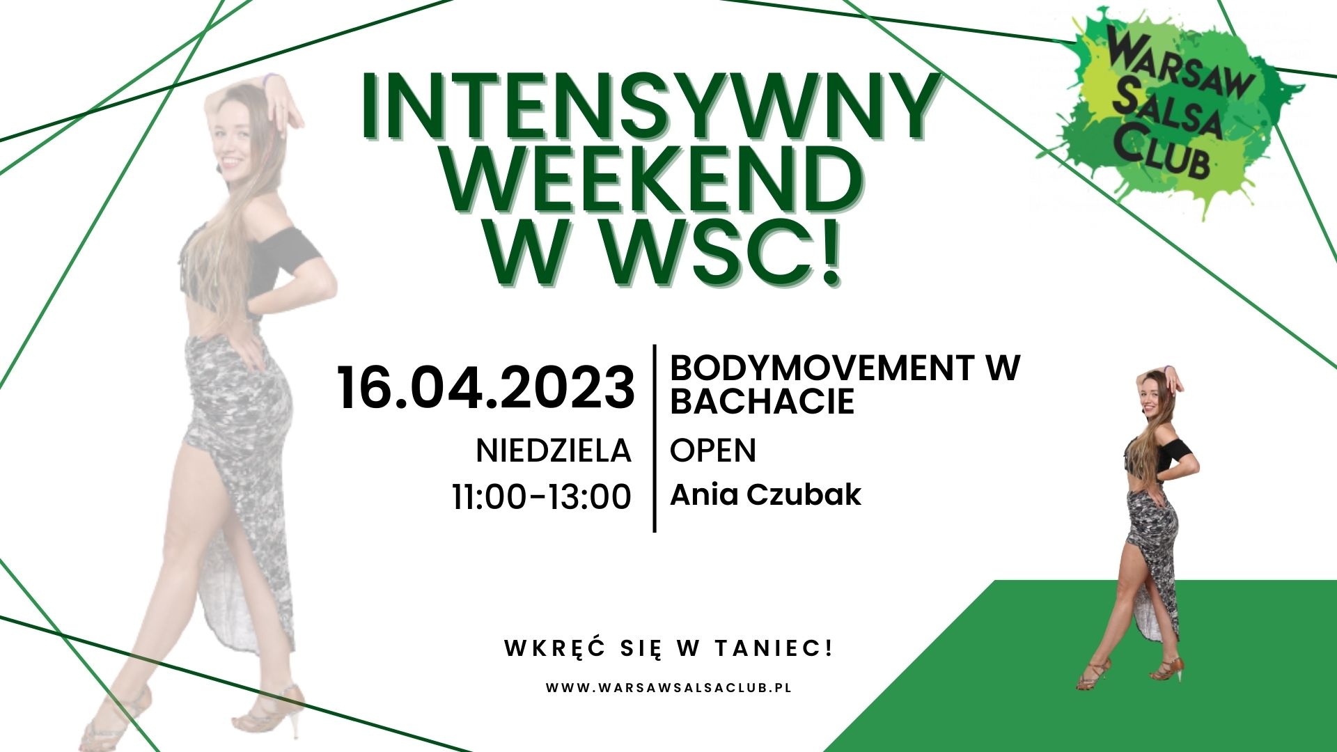 Intensywny weekend: Bodymovement w Bachacie solo (unisex) z Anią!