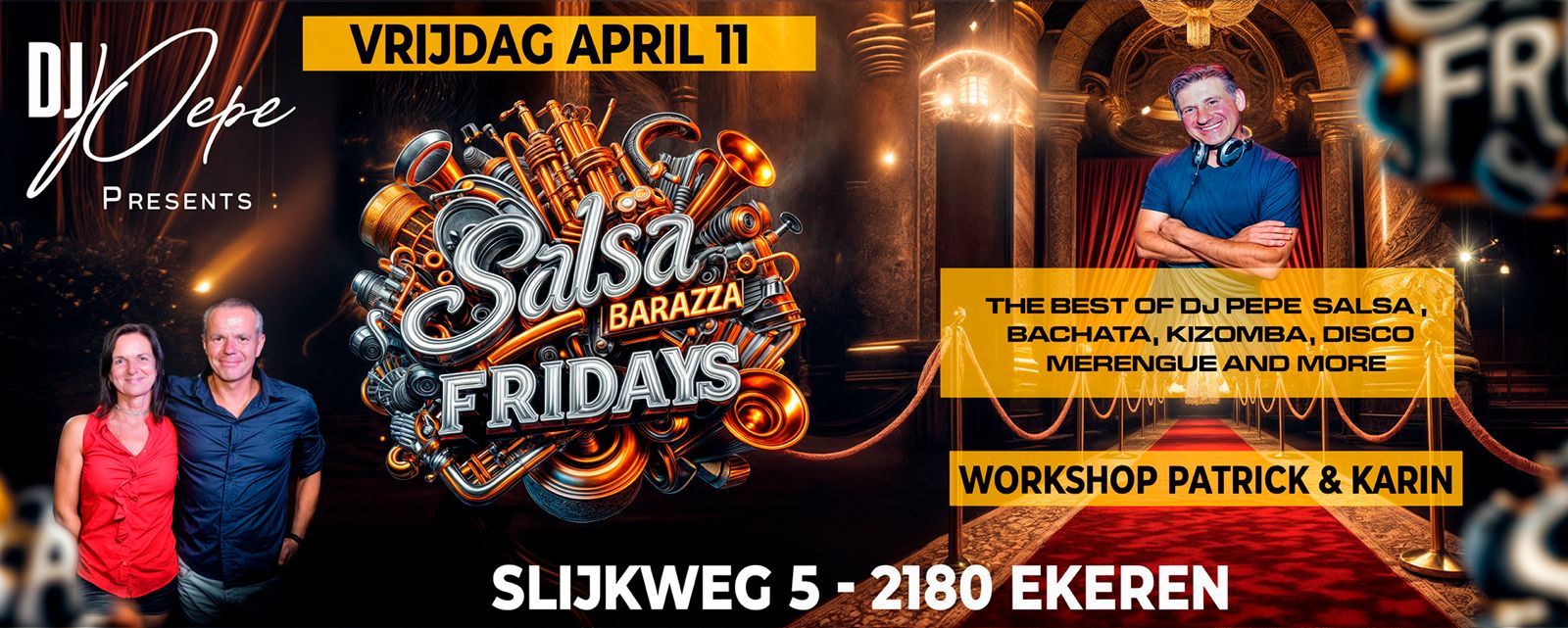 SALSA BARAZZA FRIDAY'S "Vrijdag 11 april"