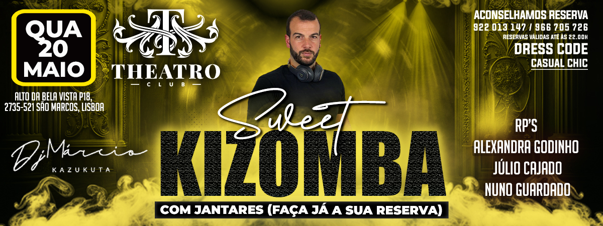 💃✨ SWEET KIZOMBA COM DJ MÁRCIO KAZUKUTA ✨🕺