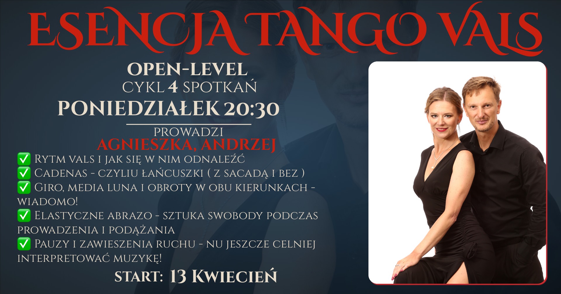 Esencja Tango Vals nowy cykl dla tańczących