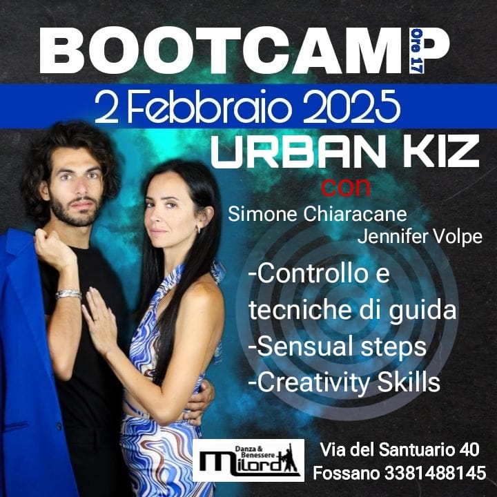 BOOTCAMP URBANKIZ DI SIMONE CHIARACANE & JENNIFER VOLPE RILASCIO DI CERTIFICAZIONE DI PARTECIPAZIONE