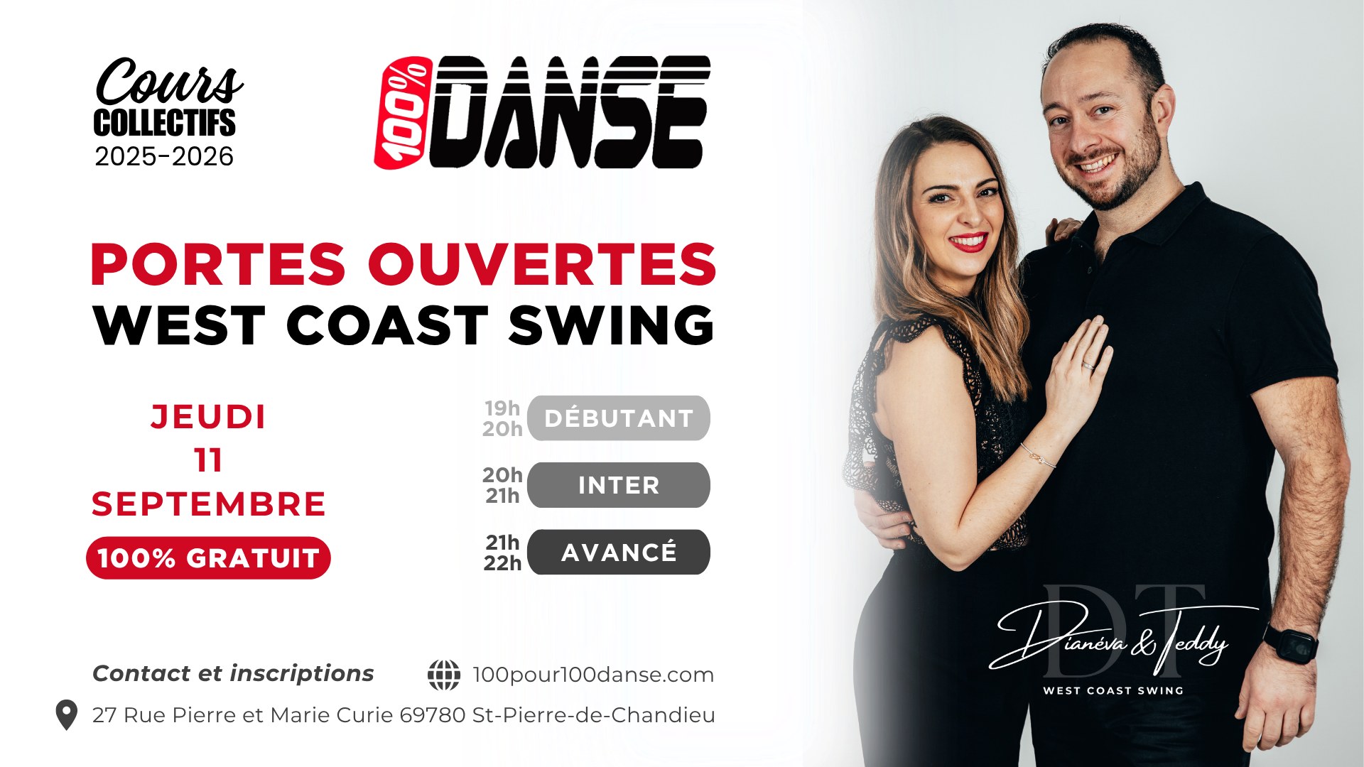 Portes Ouvertes West Coast Swing à 100% Danse