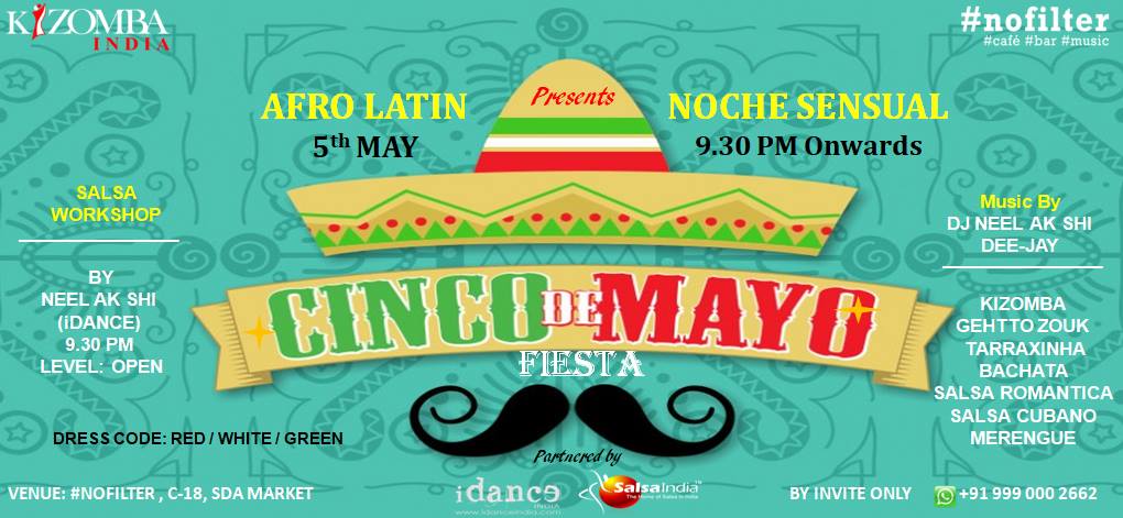 AfroLatin Noche Sensual CincoDeMayo Celebration