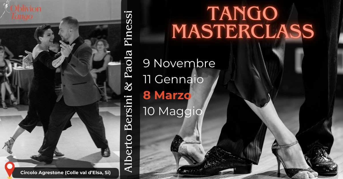 TANGO MASTER CLASS con Alberto Bersini & Paola Pinessi!
