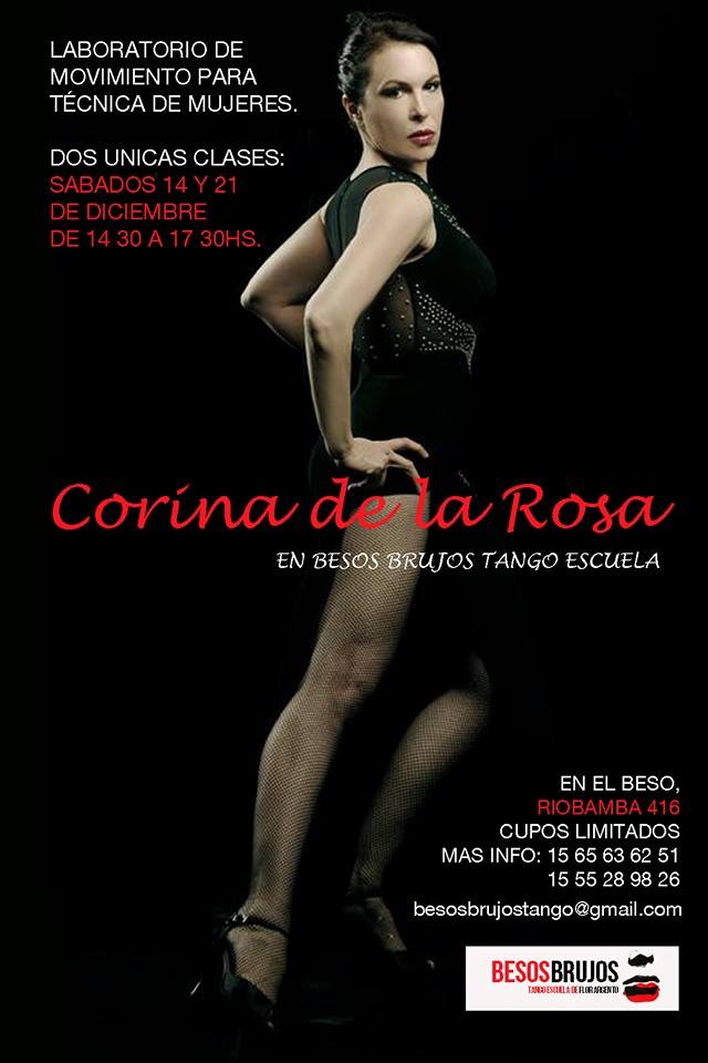 Laboratorio de Movimiento para Técnica de Mujeres con Corina de la Rosa.