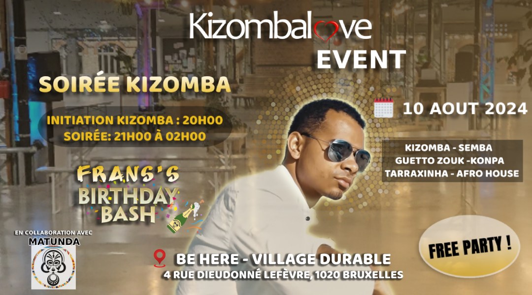 Kizombalove event (Frans's Birthday bash)