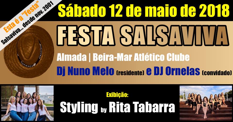 Festa Salsaviva - Sábado, 12 maio 2018