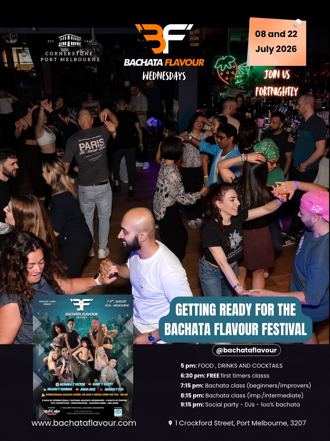 🔥 Bachata Flavour Wednesdays - 22 07