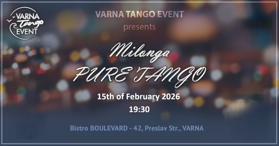 Milonga PURE TANGO & TDj Marinella Vlady
