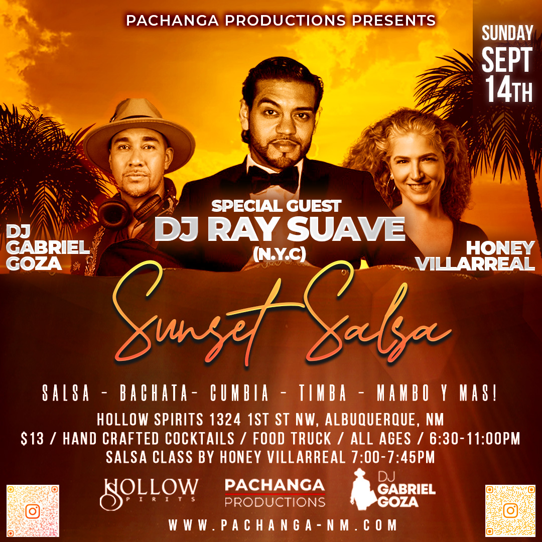 Sunset Salsa Social - Special Guest DJ RAY SUAVE from N.Y.C!