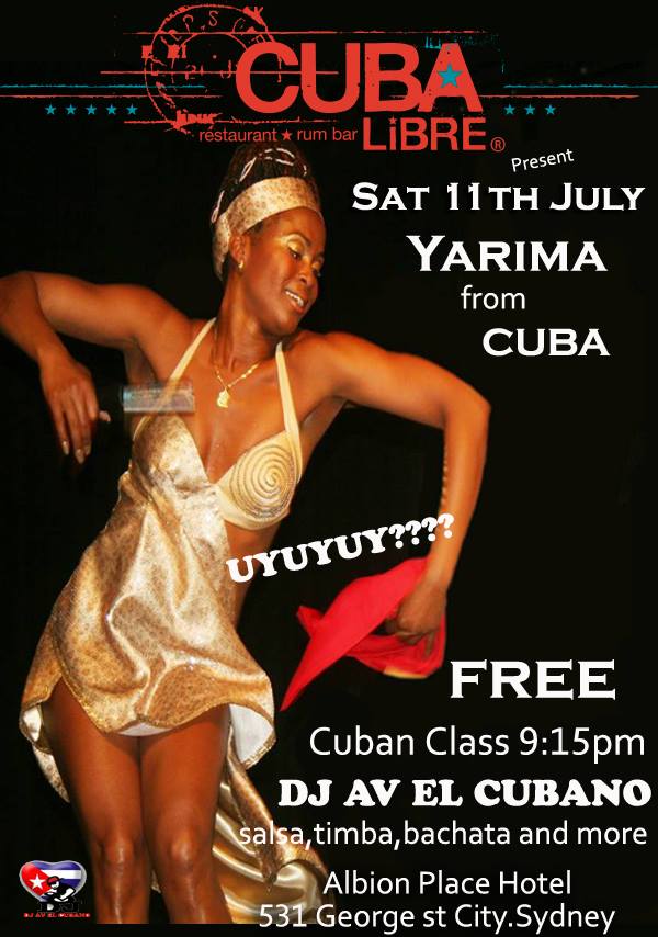 CUBA LIBRE @ ALBION PLACE HOTEL SAT 11TH JULY