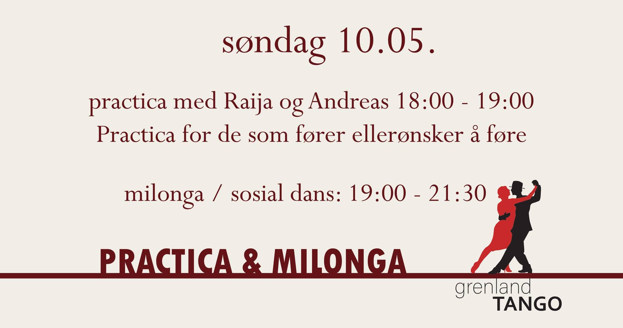 Practica og milonga 10.05.