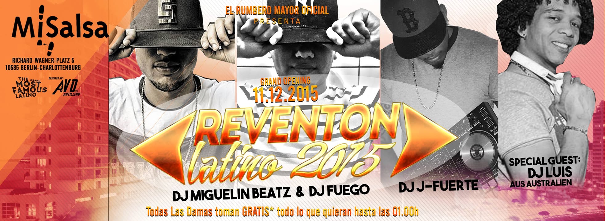 Diesen Freitag! REVENTON LATINO 2015 ★ 100% LATINO ★ Fr. 11.12.2015
