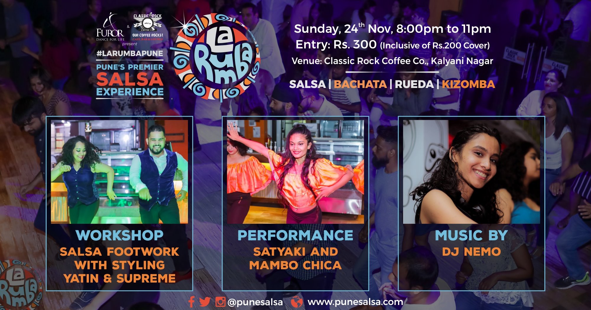 La Rumba - Furor's Sunday salsa social party - 24th Nov