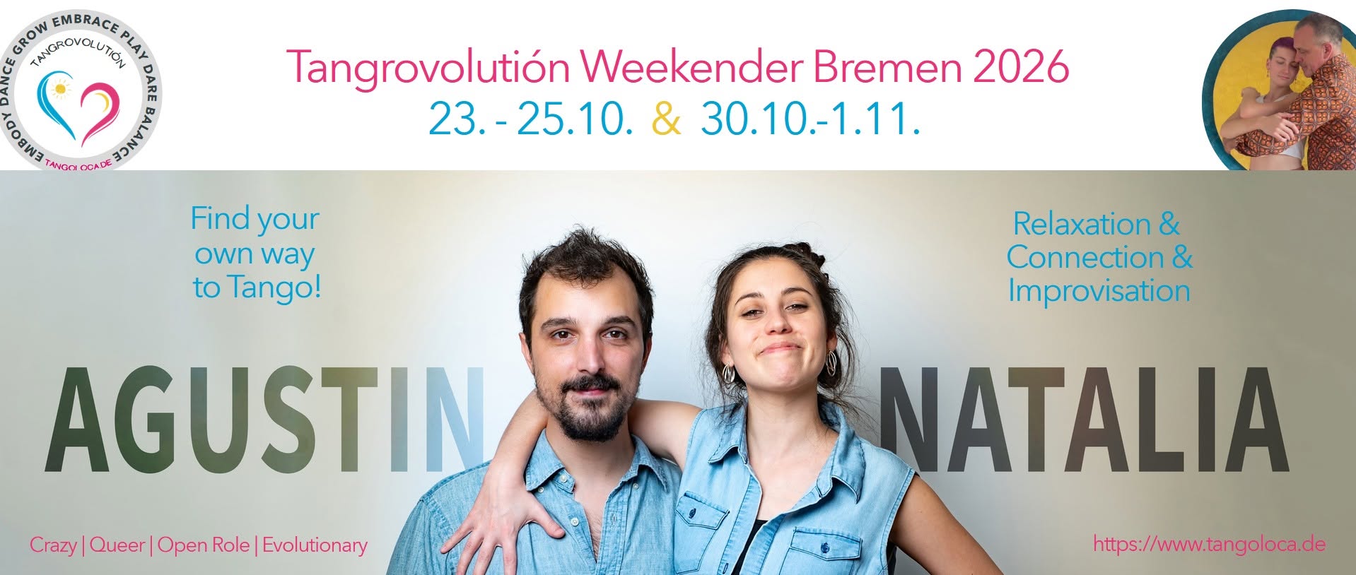 Tangrovolutión with Natalia y Agustín & Tango Loca in Bremen
