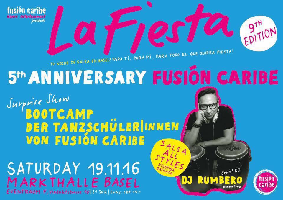 La Fiesta 5th Anniversary Fusión Caribe