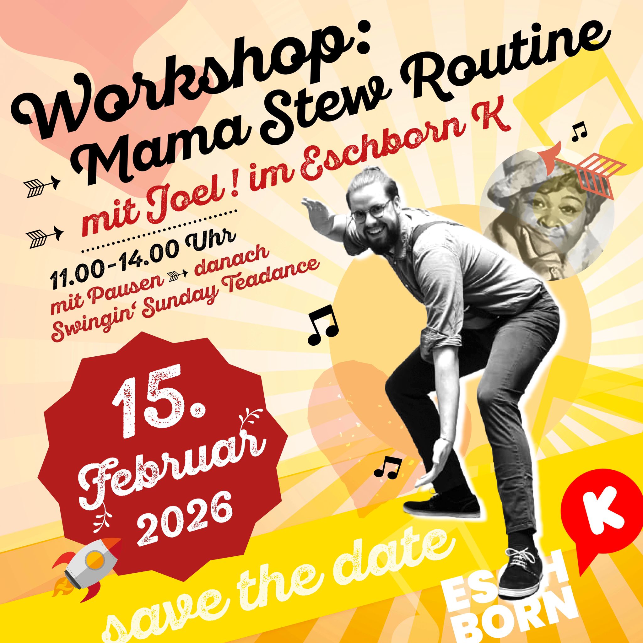 Workshop Mama Stew Routine mit Joel