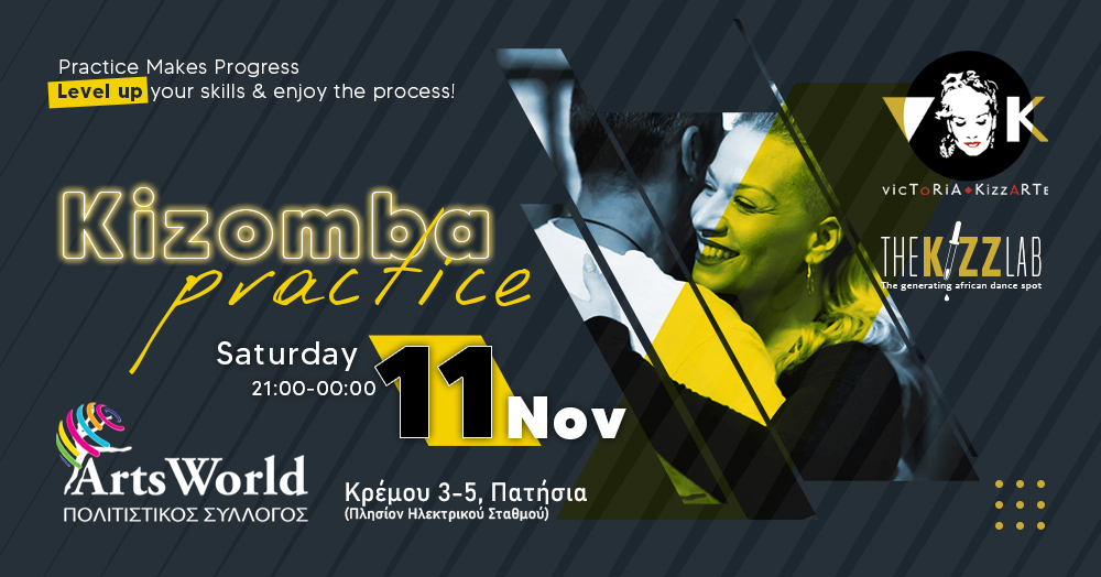 Kizomba Practice in Athens by Victoria KizzArte