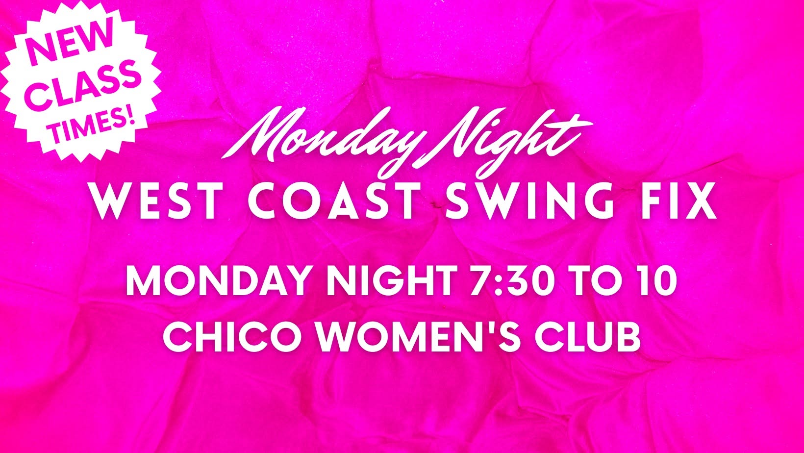 Monday Night West Coast Swing Fix