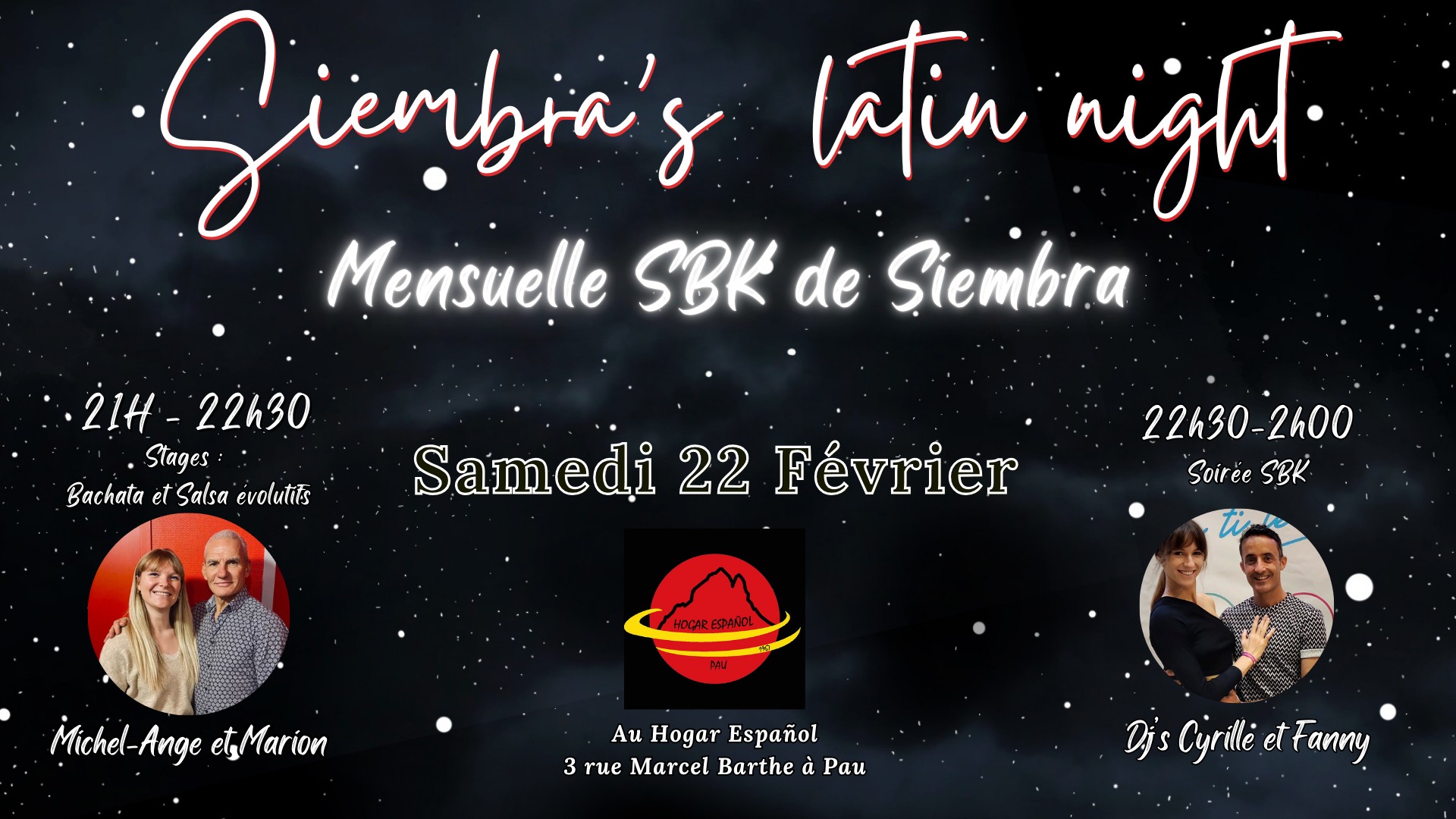 Siembra's Latin Night de Février