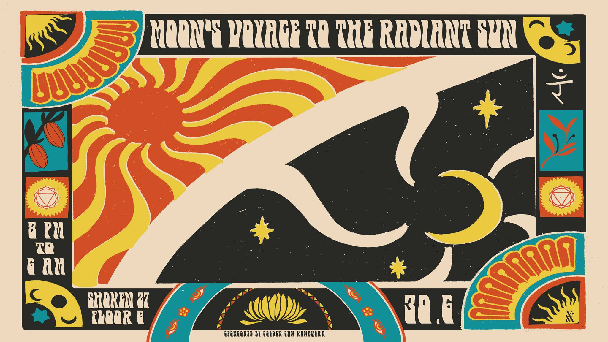 מסע הירח אל השמש הקורנת Moon's Voyage To The Radiant Sun