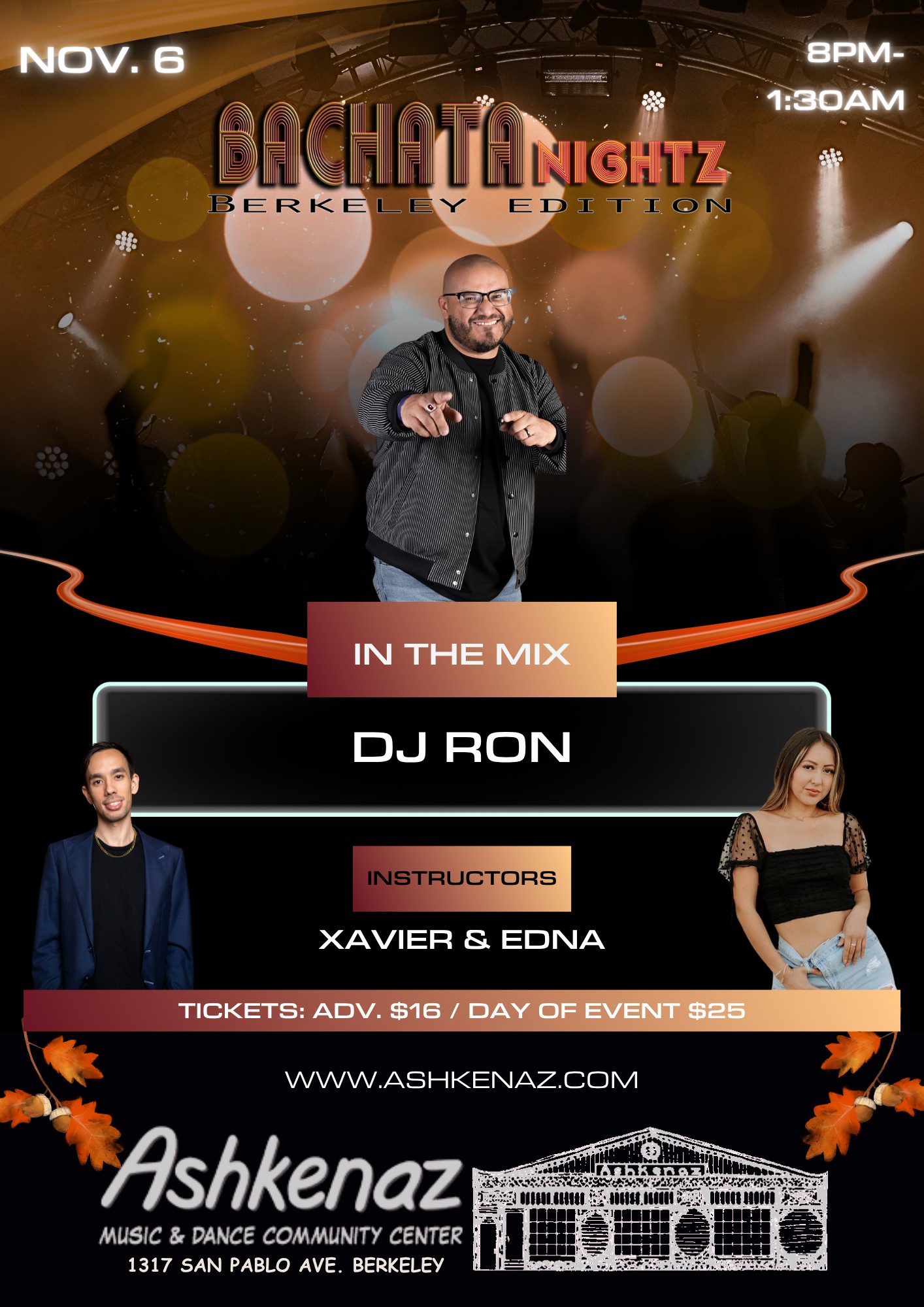 BACHATANightz Berkeley - November 6