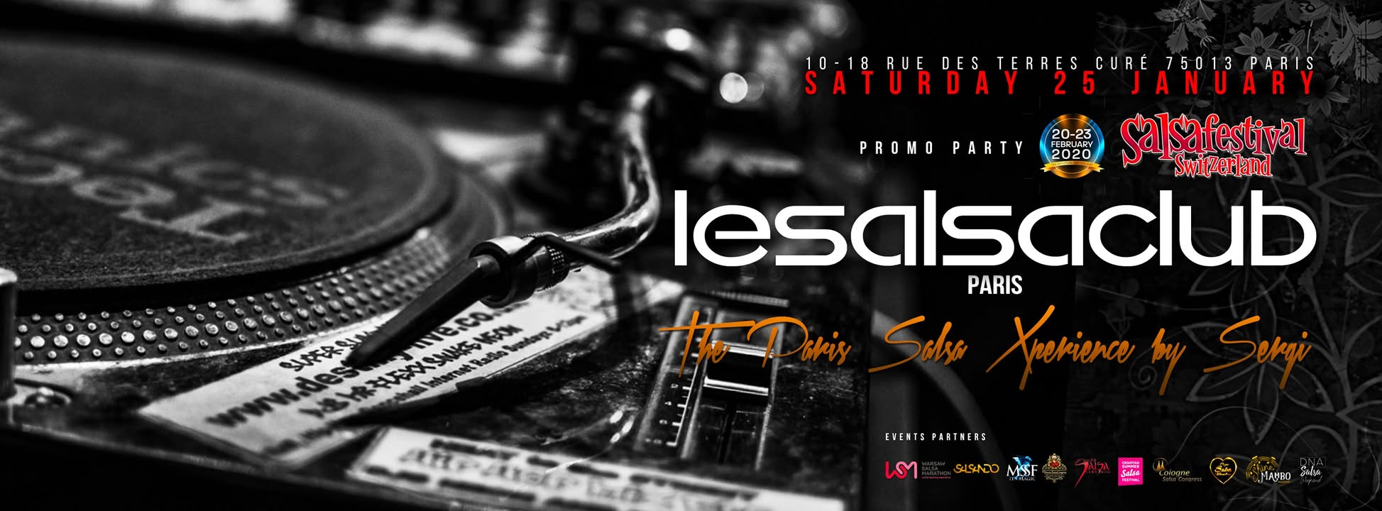 LeSalsaClub Paris - Samedi 25 Janvier