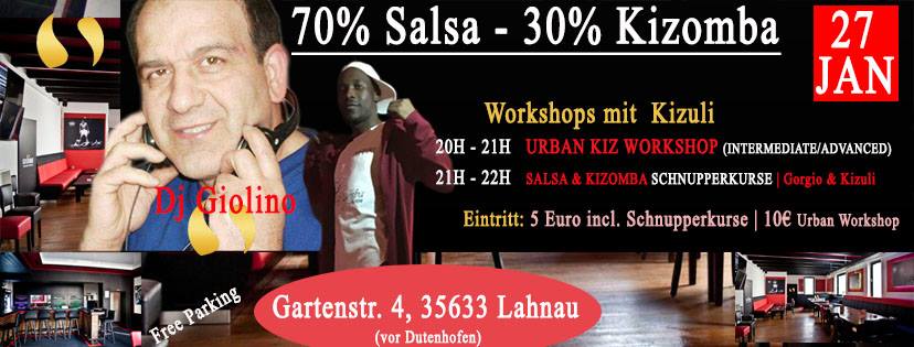 Salsa-Kizomba Party INCL Workshops & Tombola