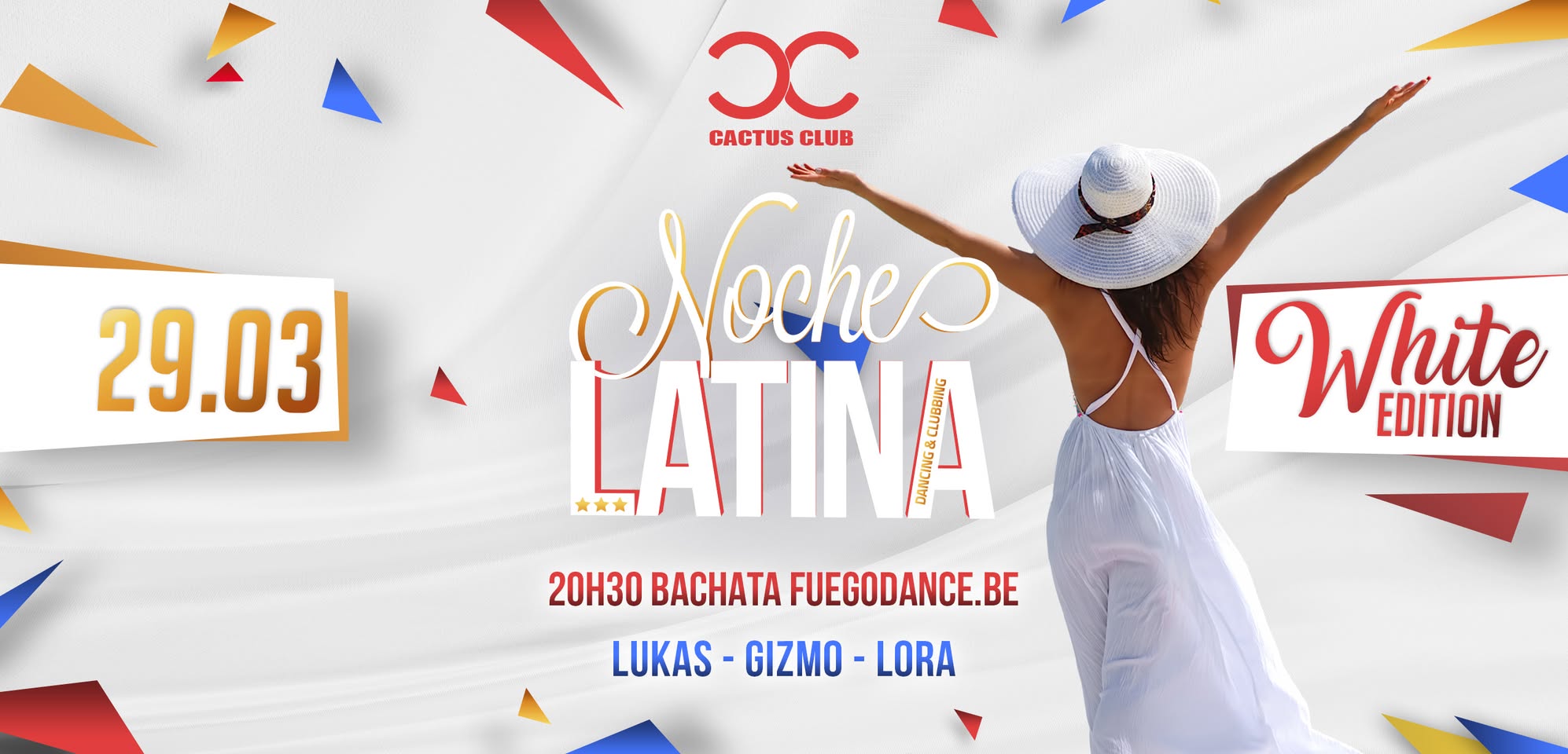 Noche Latina White Edition ★ Saturday 29.03 ★ Cactus Club