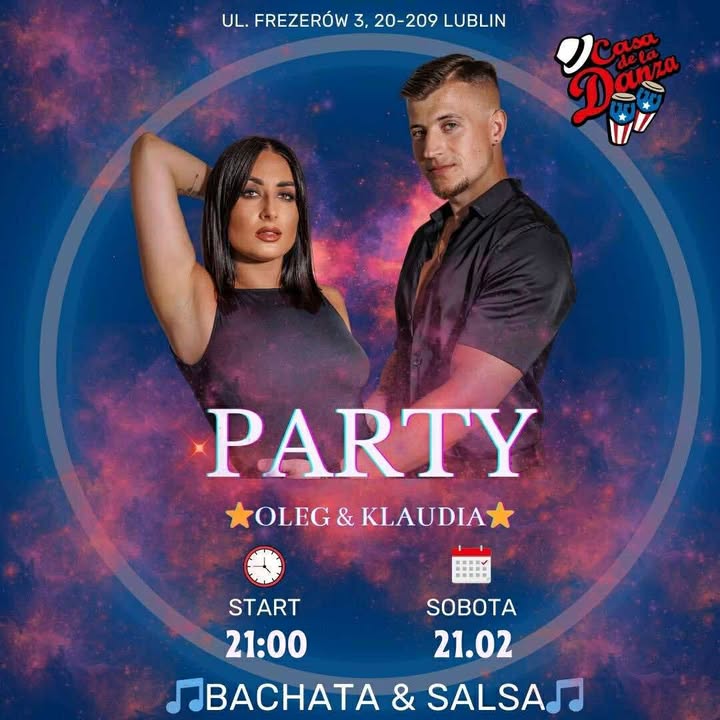 🪩 IMPREZA 🪩 CASA DE LA DANZA ⭐️ OLEG y KLAUDIA ⭐️ 21.02