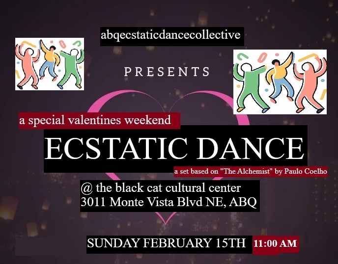 ABQ Ecstatic Dance Collective Valentines Weekend Morning Dance!