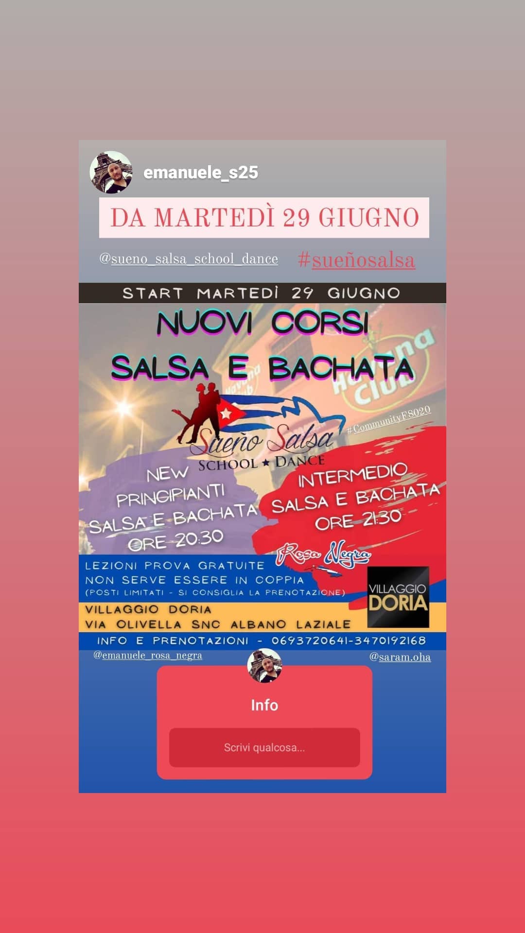 CORSI DI SALSA E BACHATA