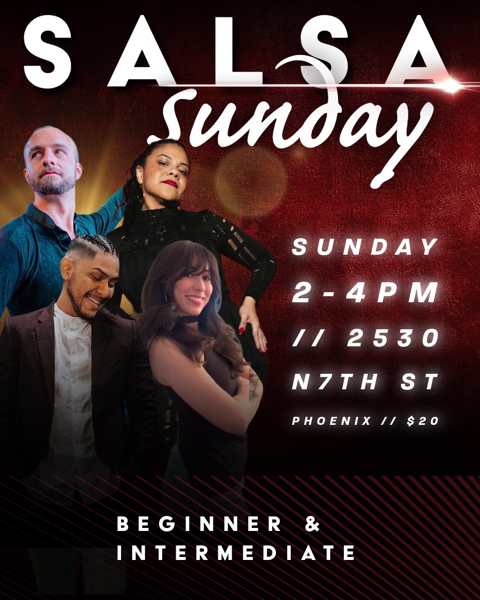 Sunday Beginner Salsa Workshop with Phoenix Salsa!