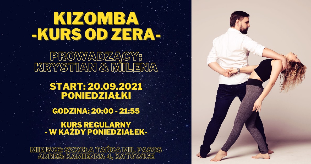 Kizomba w parach - Nowy Kurs od ZERA w MIL PASOS!