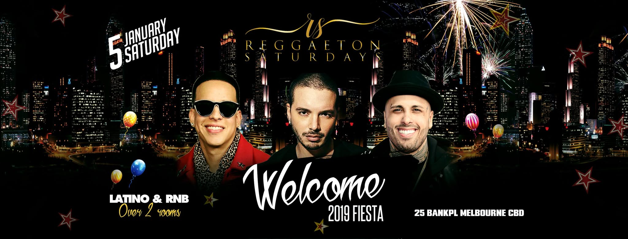 Reggaeton Saturdays - Welcome 2019 Fiesta