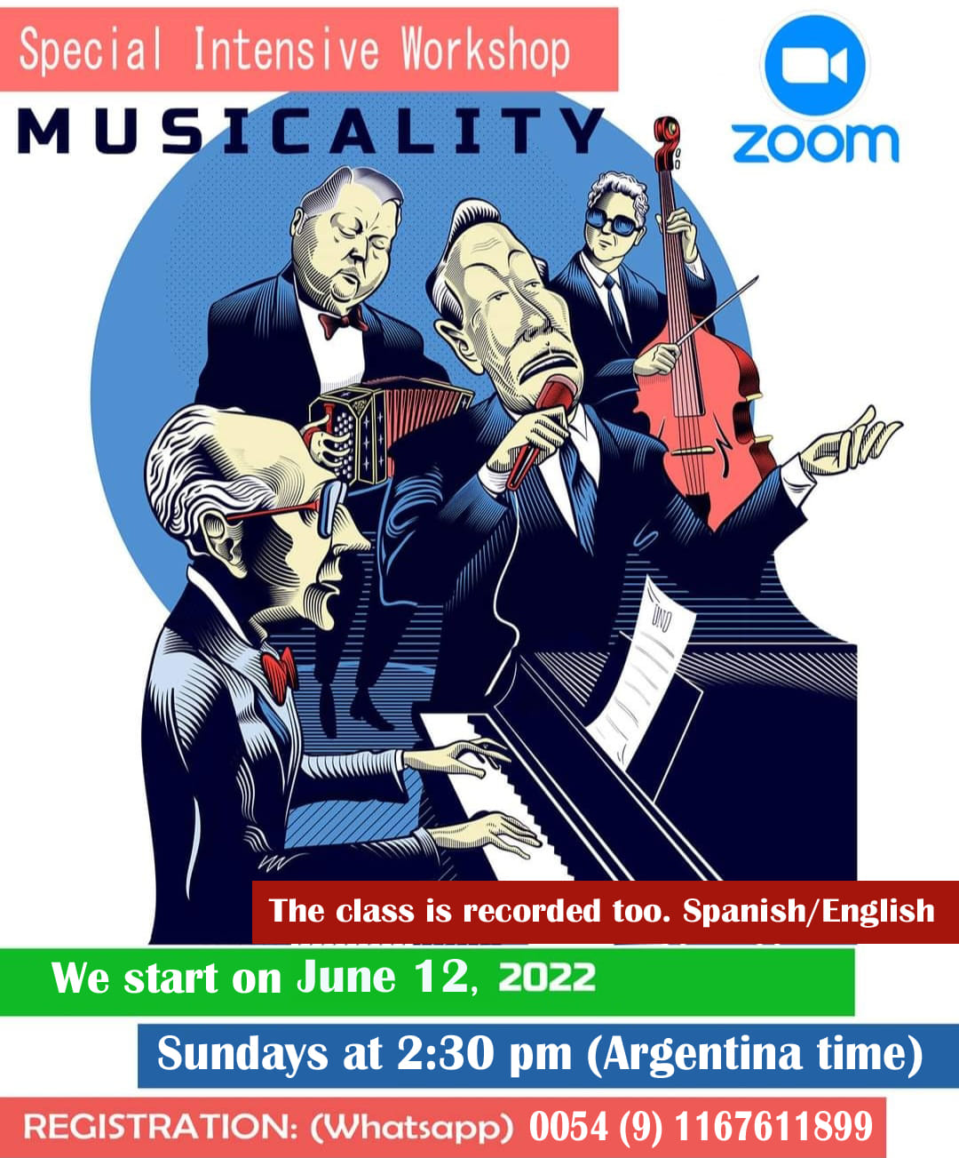 Special Intensive Workshop M U S I C A L I T Y Online ZOOM