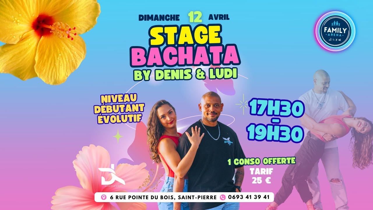 STAGE DENISYLUDI BACHATA DEBUTANT EVOLUTIF
