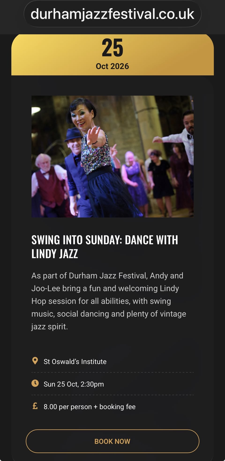 Swing Into Sunday: Lead, Follow & Social Dance