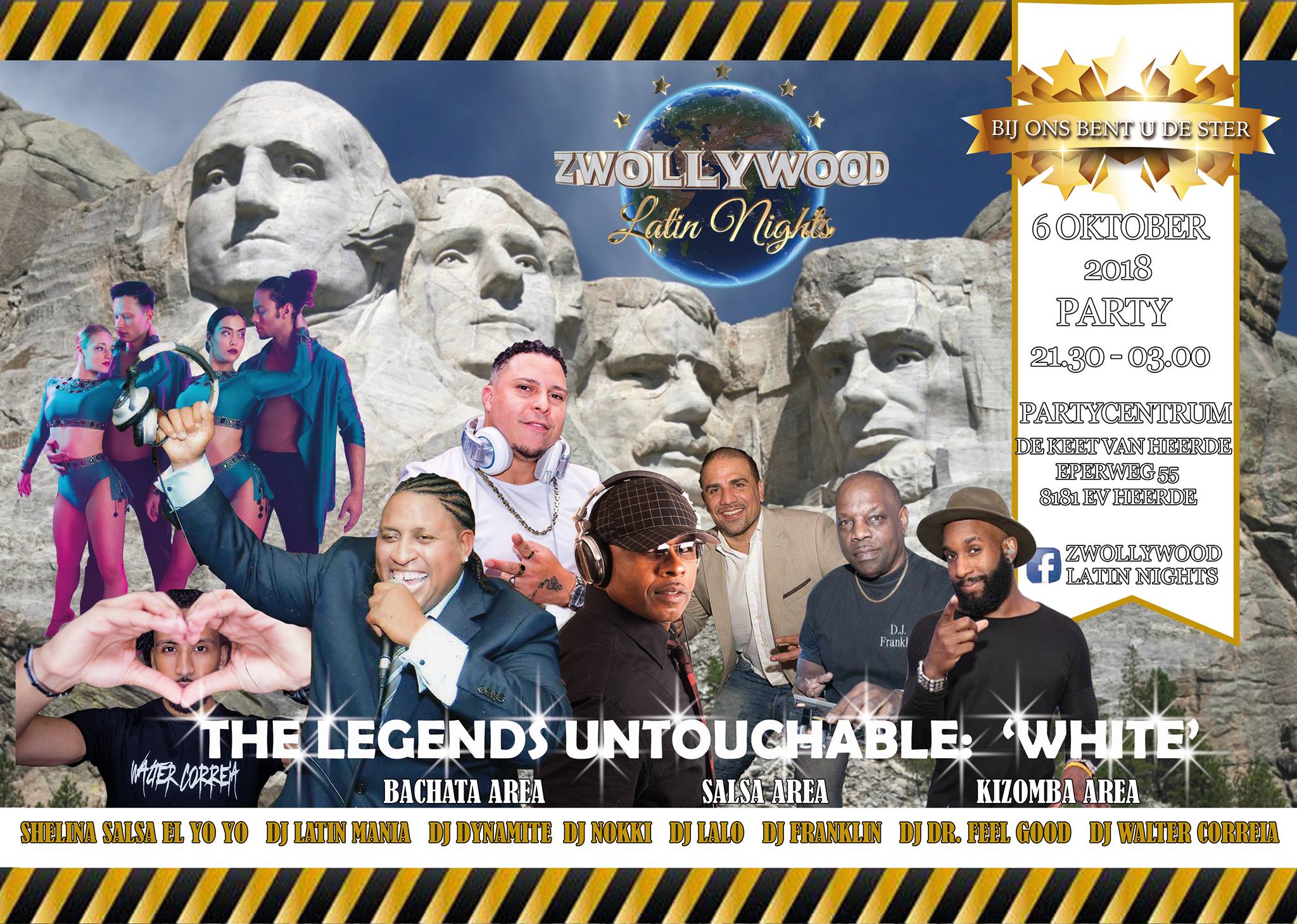 Zwollywood Latin Nights The Legends Untouchable White