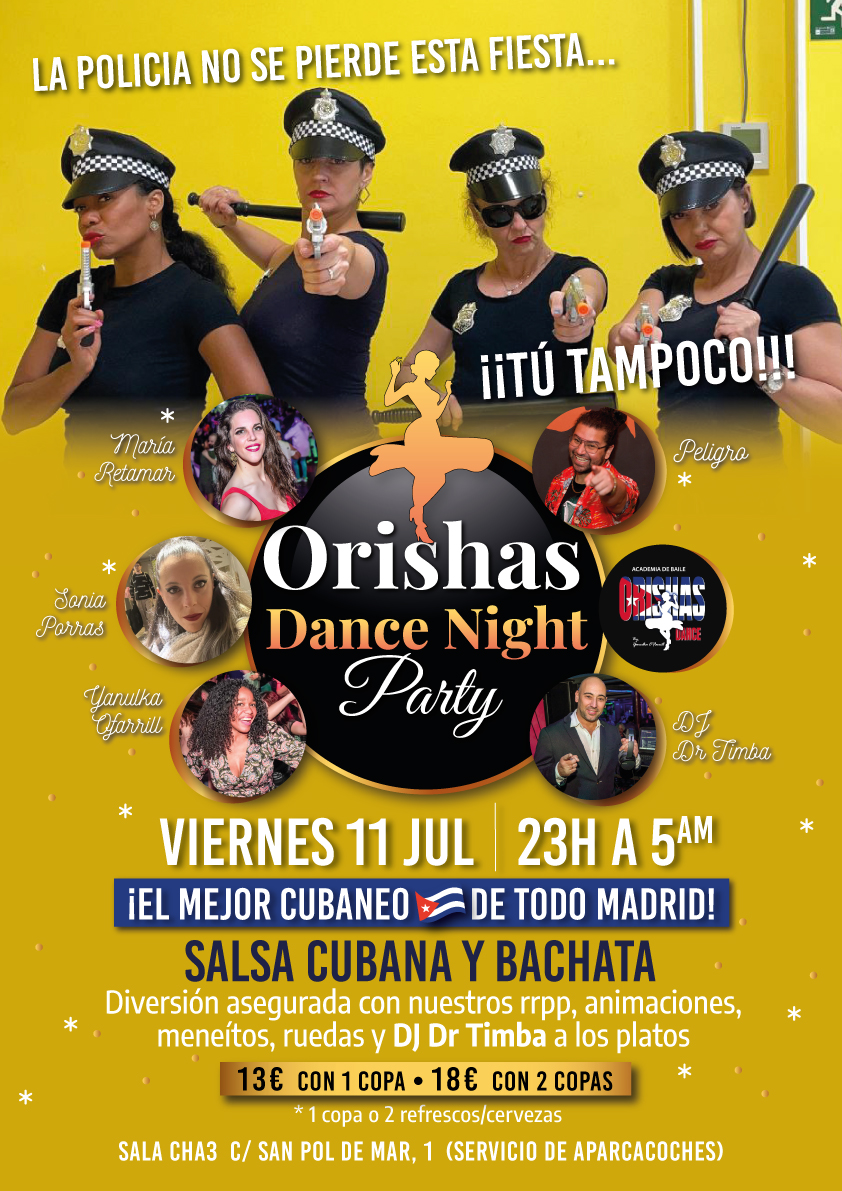 Orishas ๐ป๐๐๐๐ โ๐๐๐๐ฅ โ๐๐ฃ๐ฅ๐ช - Fiesta y cubaneo en Cha3